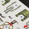 KELIK K48056 F-4G INTERIOR 3D DECALS FOR MENG KIT 1/48